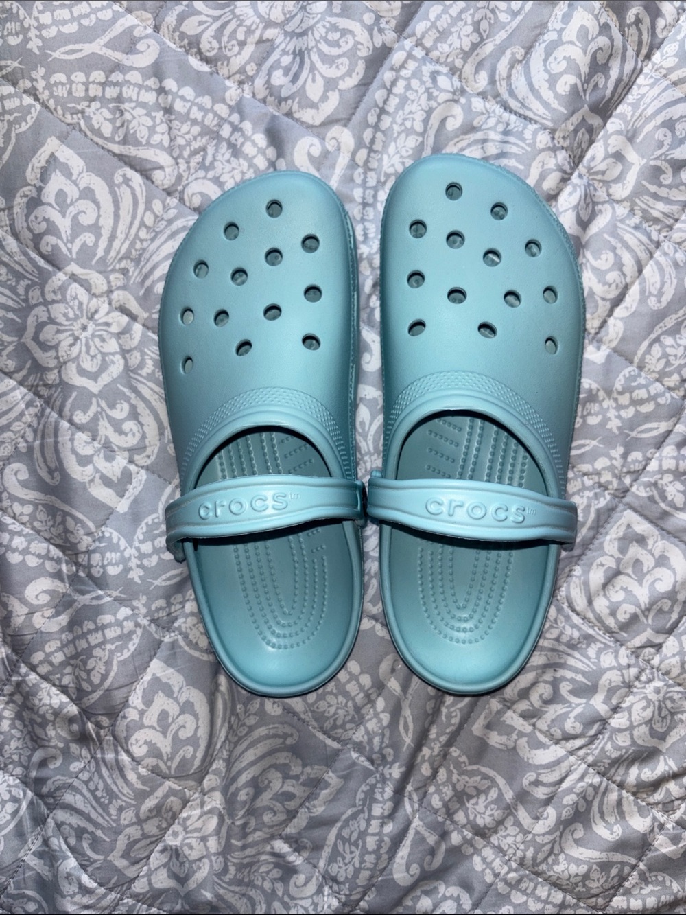 CROCS Classic Clog Sandals in Light Blue